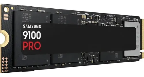 Unidade sólida Samsung 9100 Pro de 1 TB M.2 Nvme Pcie 5x4 14700 Mb