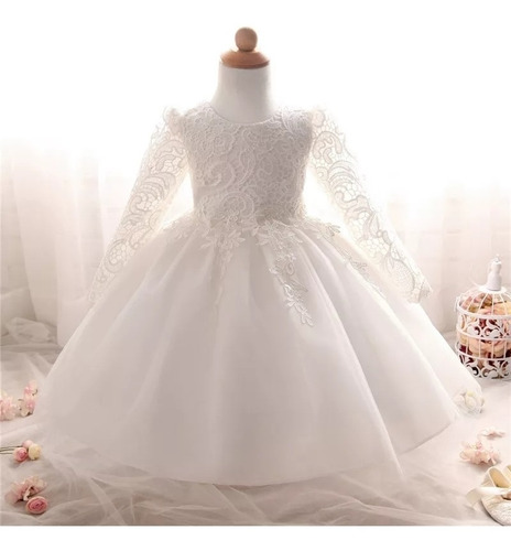 Vestido Bebe Bautizo Niña Desde 3 Meses Hasta 8 Años | Cuotas sin interés Vestido Bebe Bautizo Niña Desde 3 Meses Hasta 8 Años | Cuotas sin interés