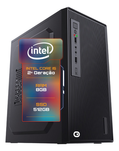 Pc 2eletro Fast Intel Core I5 2a 8gb Ram Ssd 480gb