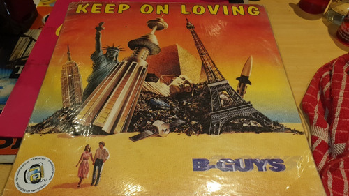 B Guys Keep On Loving Vinilo Maxi Español 1993 Muy Bueno