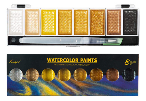Tinge Pintura Portatil Color Agua Metalica 8 Brillante 1