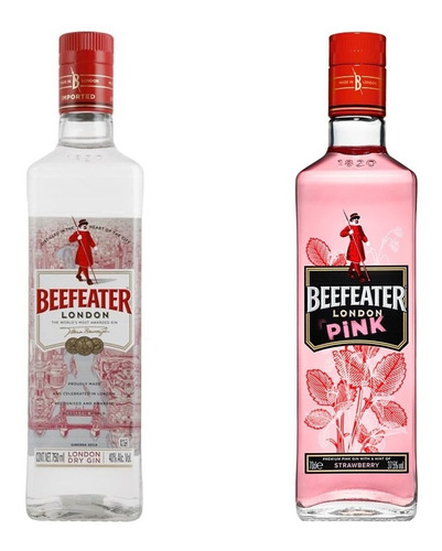 Gin Beefeater Pink Fresa + Beefeater Classic London Dry 