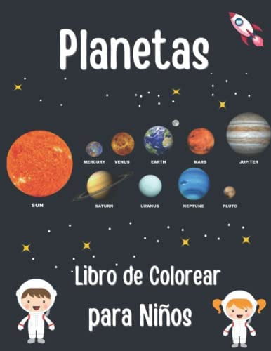 Libro: Planetas Libro De Colorear Para Niños: Bonito Libro P