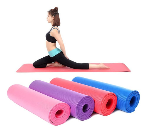 Tapete De Yoga Fitness Pilates Relajacion Estiraramiento Gym