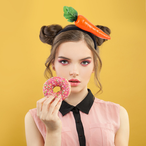 Bonita Diadema De Zanahoria Para Niños, Disfraz De Fiesta De