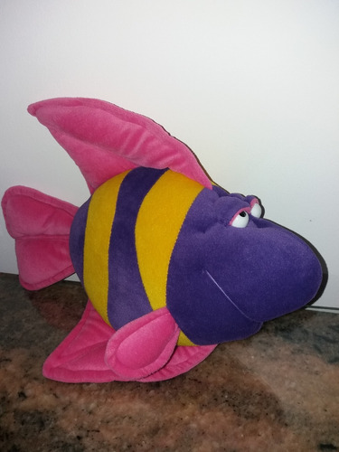 Peluche Pez - Violeta, Rosa Y Amarillo