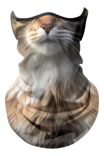 3 De Cuello Con Máscara Facial De Animales Para Gato