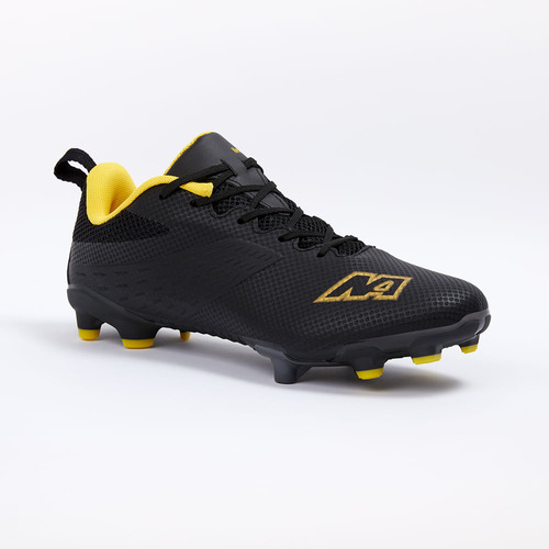 Zapatillas New Athletic Football Arrow42 Negro Con Amarillo 