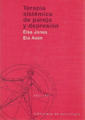 Libro Terapia Sistémica De Pareja Y Depresión De Elsa  Jones