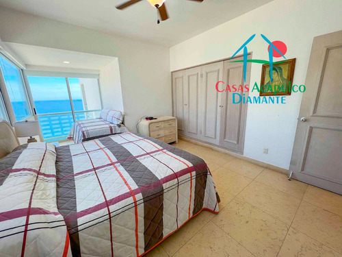 Cad Azálea Y Jazmín 1401 Y 1402. Terraza Con Vista Frontal Al Mar. En Condominio De Playa