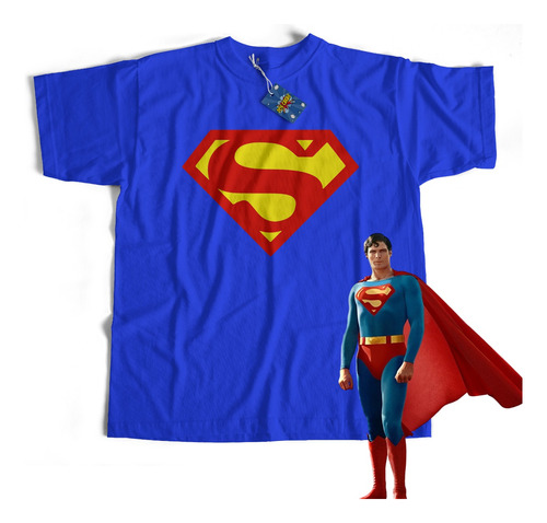 Remera Superman Christopher Reeve's Todo Los Talles