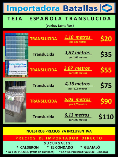 Promocion Teja Española $7 Industrial Generadores Electri T2