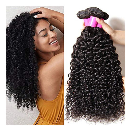 Ur Hermosa 10 A Brasileña Curly Hair Bundles Virgen 2dnk7