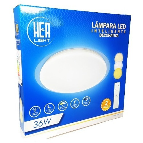 Lámpara Led Inteligente Decorativa 36w 130v 2700k-6500k Hea 