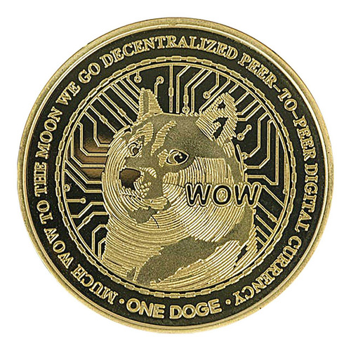 Moneda Conmemorativa X Dogecoin Chapada En Moneda Doge Coin