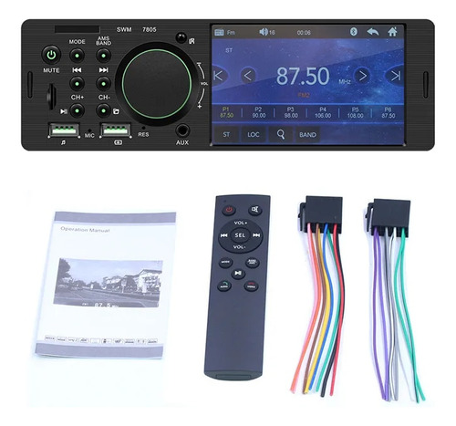 Bluetooth Multimedia Autoradio Fm Mp5 Mp3 Music Player