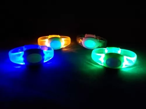 Pulseras Luminosas Audioritmitas - Muy Lindas - Pack X