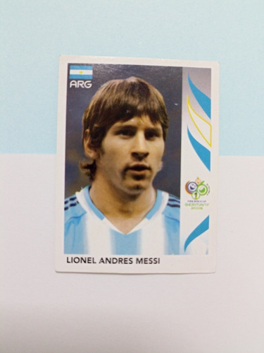 Imagen 1 de 10 de Lionel Messi Panini Alemania 2006