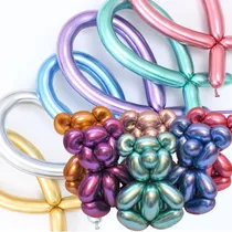 Comprar Globos T260 Chrome Cromados Largos X100 Unidades Globologia