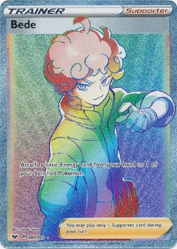 Bede Berto 207/202 Hyper Raro Pokemon Tcg