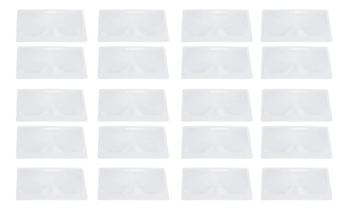 Lentes De Aumento Tipo Cartera, 20 Hojas, Tamaño Tarjeta De