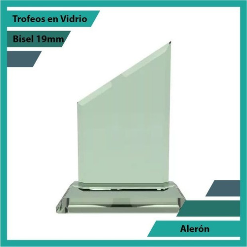 Trofeos En Vidrio Forma Aleron