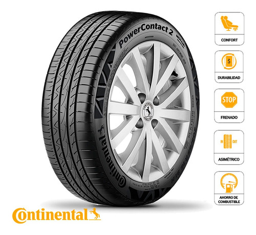 Cubierta Continental Power Contact 2 195/60 R15 