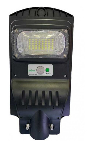 Lampara Reflector Led Con Panel Solar Exterior 30w Sensor