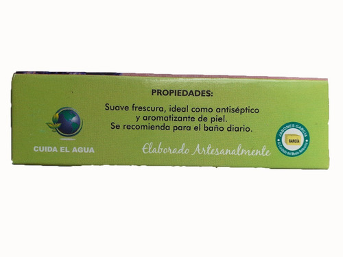 10pz Jabon Lavanda Natural Frescura Biodegradable Vegano