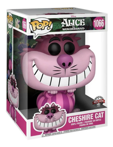 Funko Pop Jumbo: Gato Cheshire 10 Pulgadas Se - Alicia #1066