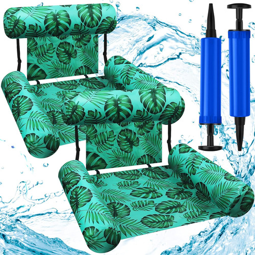 2 Piezas De Silla Flotante Para Piscina, Flotadores Inflable