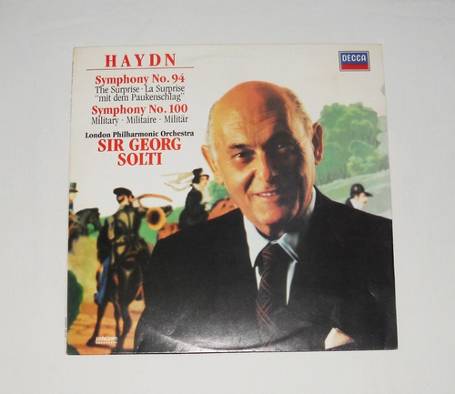 Sir Georg Solti Symphony No. 94 No. 100 Haydn Lp Vinilo