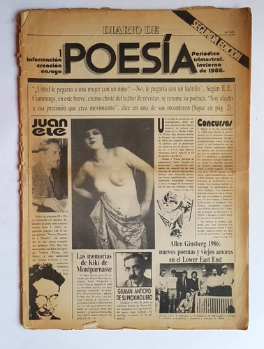 Diario De Poesia Nro 1, 2da Edicion /invierno 1986