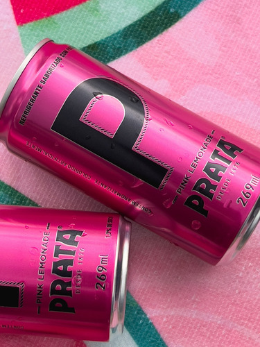 Refrigerante Prata Pink Lemonade Lata 269ml Pack C/6 Mixer Drinks