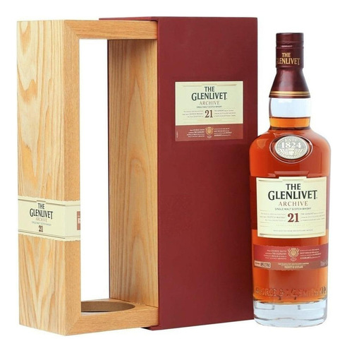 Paquete De 3 Whisky The Glenlivet Single Malt 21 Años 750 Ml