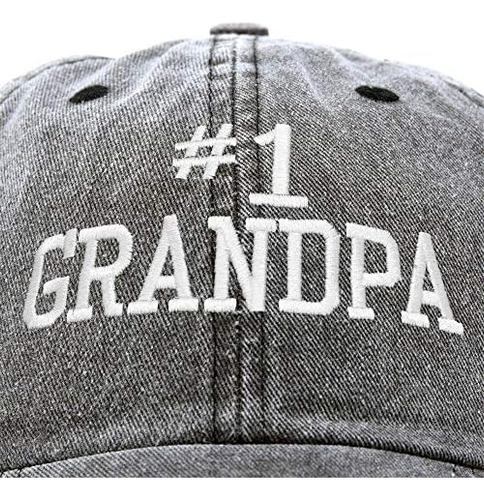 Gorra Vintage Algodón Lavado Gorra Número 1 De Dalix