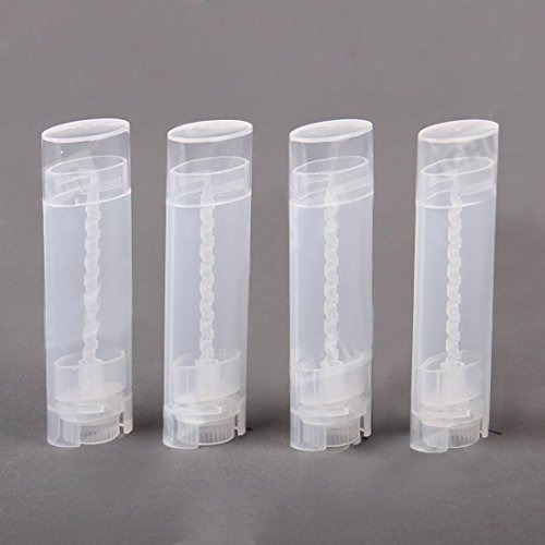 Ewandastore 5 Ml Oval Lip Balm Tubes, 50pcs De Plastico Vac