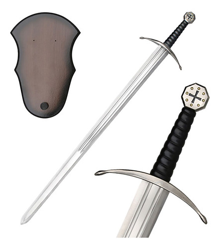 Espada Teutonica Templaria Medieval De Las Cruzadas C/ Base