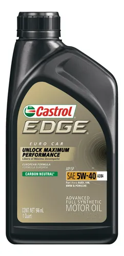 comprar Aceite Castrol Edge 5w40 A3\u002Fb4 Auto Sintetico 0,946 Ml