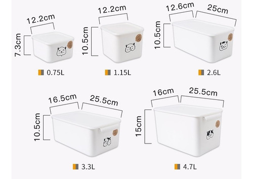 Contenedor Tupper Para Comida Diseño Gatito Xl Libre Bpa