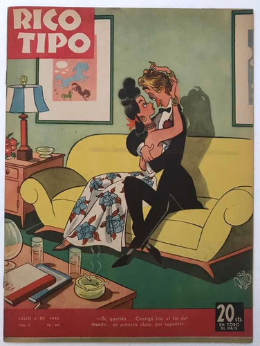 Revista Rico Tipo N° 34 Divito Julio 1945