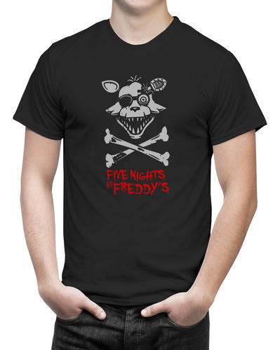 Camiseta Masculina Jogo Five Nights At Freddy's Foxy Fnaf
