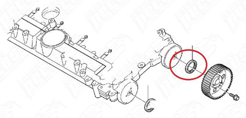 Retentor Eixo Escape Volvo S40 2.5 T5 2004-2009 Original