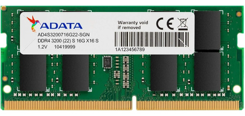 Memoria Ram Adata Premier Ddr4 3200mhz 32gb So-dimm