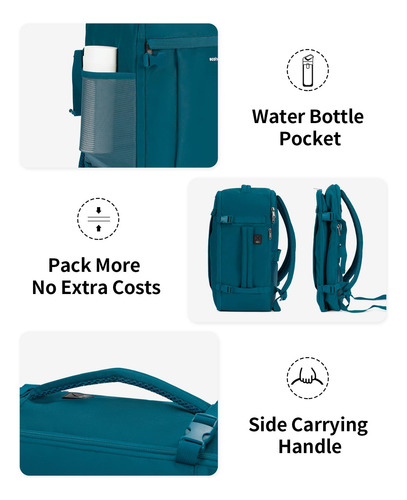Mochila De Viaje Ecohub De 30 Litros Con Carga Usb Para Port