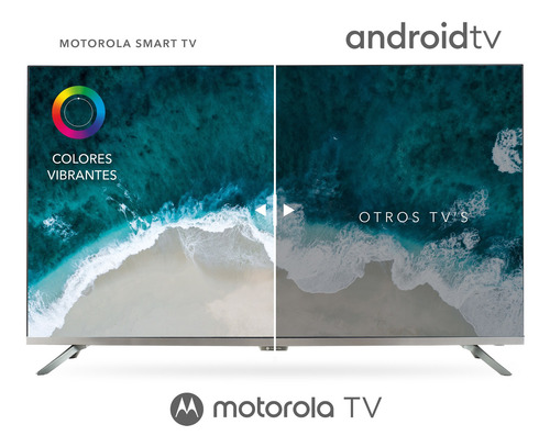 Smart Tv Motorola Android Tv 65 Uhd 4k Hdr + Comando De Voz