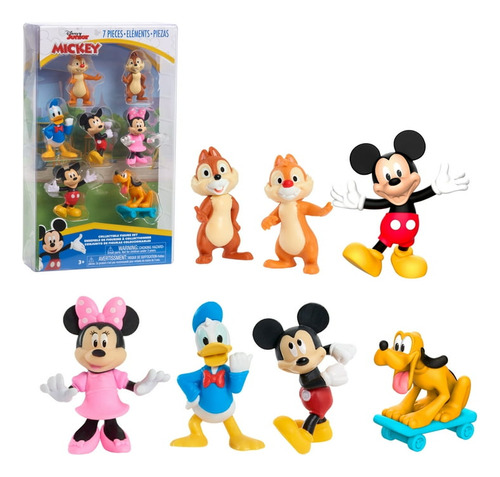 Mickey Mouse Set De 7 Figuras