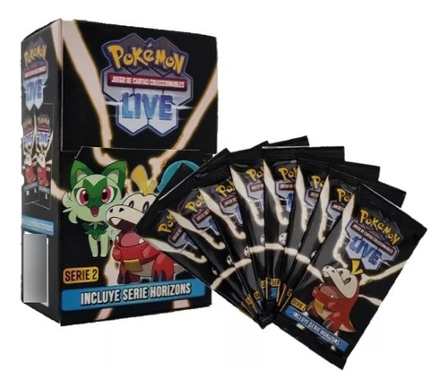 Mazo + 25 Sobres Pokemon Live - Serie 2. Rey 