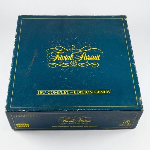Jogo Trivial Pursuit Edition Genus Em Francês Completo (Usado)