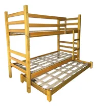 Comprar Treliche Três Camas Solteiro Madeira Maciça Resistente
